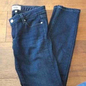 Paige Dark Wash skinny jeans